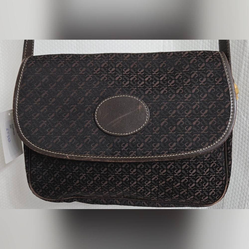 EUC Rare Vintage Loewe Monogram Shoulder Bag